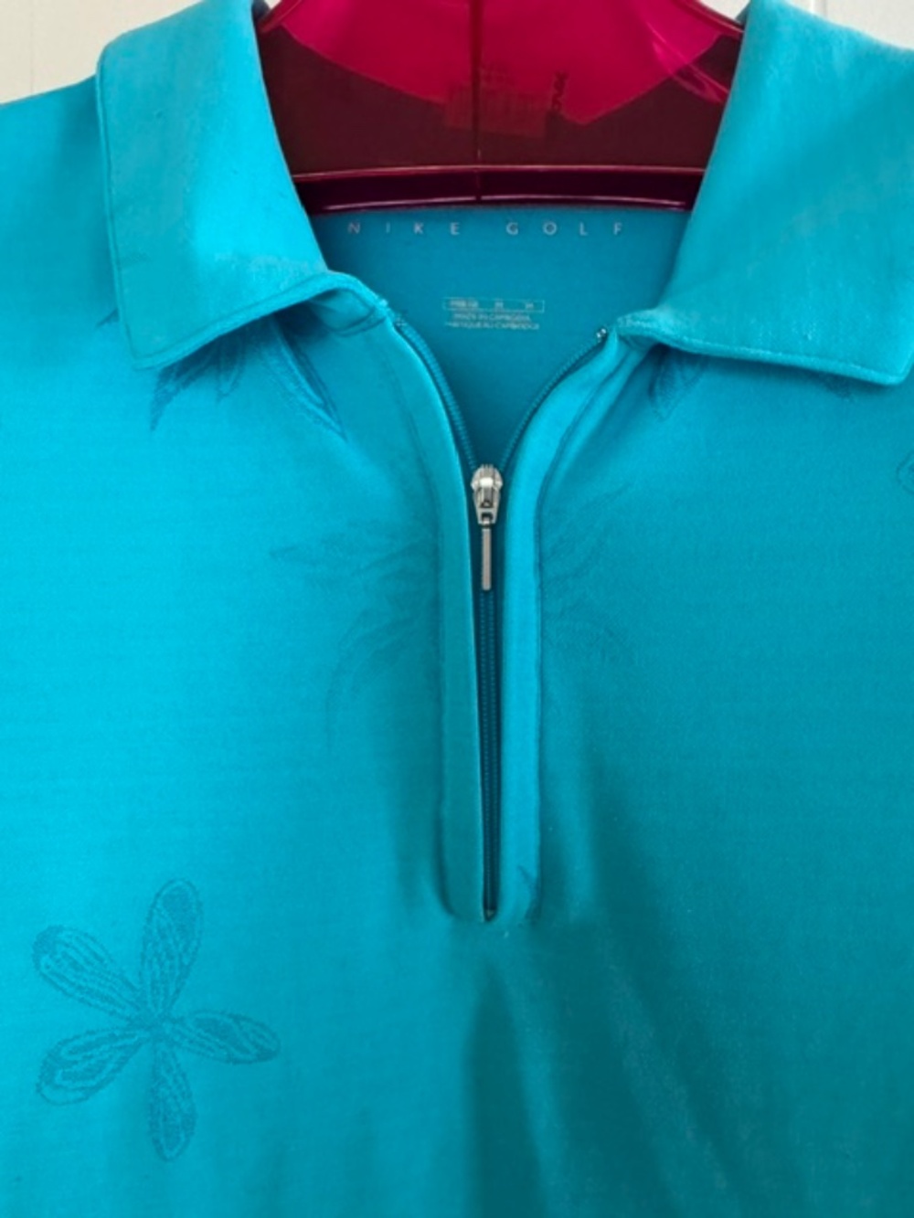 NIKE Golf Polo Shirt - Turquoise - Size M